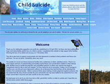 Tablet Screenshot of childsuicide.org